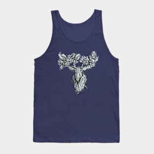 Forest Moose (White) Tank Top